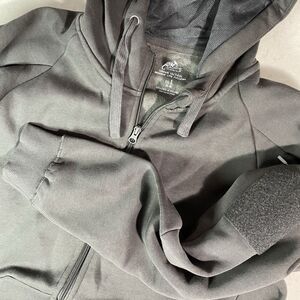 Helikon-Tex Hoodie Mens M Gray Full Zip Outdoor Urban Tactical Lite Workwear